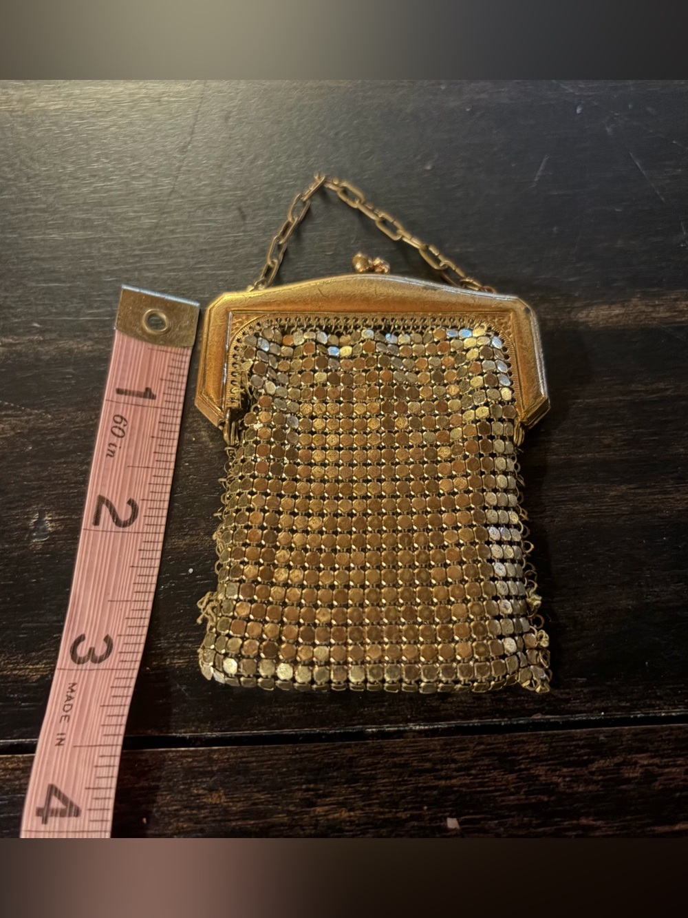 Small Whiting & Davis Mirror Pouch